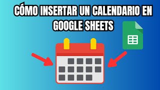 Cómo insertar un calendario en google sheets [upl. by Ardnajela]