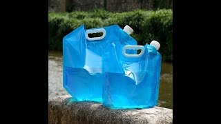 Outdoor Water Bags Foldable portable Drinking Camp Cooking Picnic BBQ Water Container Bag Water Tank [upl. by Wakeen]