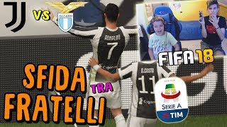 JUVENTUS vs LAZIO  RONALDO SHOW CONTRO MIO FRATELLO  Fifa 18 [upl. by Norvil]