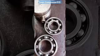 Piston Compressor model 310 full maintenance connecting road bearing and shaft repair working done [upl. by Tilda298]