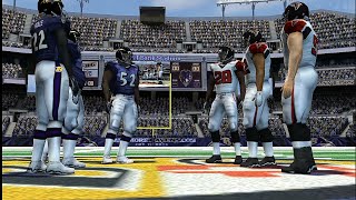 Madden 07 PSP Falcons Franchise Mode Week 11 Vs Ravens [upl. by Portugal]