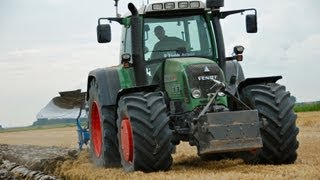 Ploegen Onland Ploughing Pflügen FENDT 820 Vario  Lemken Juwel 8 onland plough  Vrolijk Landouw [upl. by Garneau]