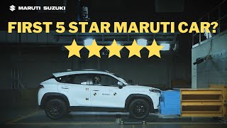 MARUTI SUZUKI FRONX CRASH TEST VIDEO IS LIVE [upl. by Tiossem]