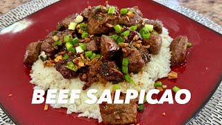 How to Cook Beef Salpicao  Easy Cooking Recipe  Filipino Dish  Home Cooked Meal  Comfort Food [upl. by Hoffert]