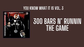 THE GAME  300 Bars N Runnin GUnit Diss Lyric Video [upl. by Milinda]