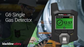 G6 Single Gas Detector Demo  Gas Detection Systems and Lone Worker Safety  Blackline Safety [upl. by Jamie]