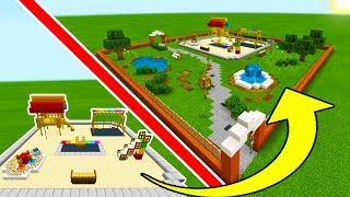 Minecraft Tutorial How To Make A Park With a Playground quot2019 City Tutorialquot [upl. by Navnod]