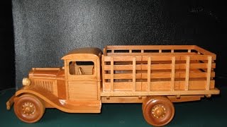 1929 Ford Stake Bed Truck Model [upl. by Amaso371]