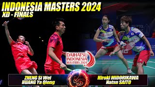 FINAL  ZHENG Si Wei  HUANG Ya Qiong CHN vs Hiroki MIDORI  Natsu SAITO JPN  Ina Masters 2024 [upl. by Ynottirb611]