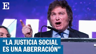 ELECCIONES ARGENTINA El discurso de Javier Milei tras ganar las primarias en cinco ideas EL PAÍS [upl. by Obadias]