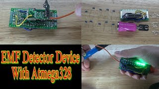 EMF Detector Device With Atmega328 [upl. by Tom467]