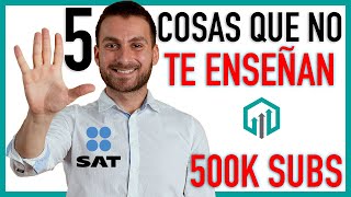 5 COSAS QUE NO APRENDES EN LA CARRERA DE CONTABILIDAD  LLEGAMOS A 500K SUSCRIPTORES [upl. by Prober]