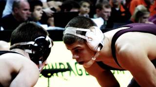 Minnesota vs Iowa National Duals Highlights MN wins 1615 [upl. by Eednas]