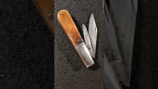 193335 Remington Barlow Brown SawCut Bone shorts knife vintage [upl. by Annayehc]