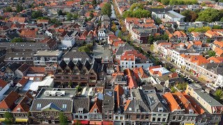 The Netherlands  Delft city viewed from the New Church De Nieuwe Kerk tower [upl. by Hayashi]