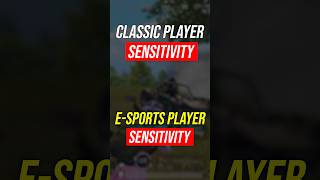 ESPORTS Player VS CLASSIC Player Sensitivity  Best Zero Recoil Sensitivity for BGMI [upl. by Ydoj]