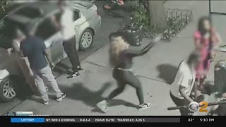 Shocking Video Woman Shot Killed At PointBlank Range In Brooklyn [upl. by Kurtis]