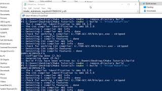 How to Use CMake using Windows C [upl. by Atikat]