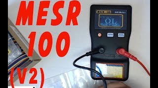 ⭐️ MESR 100 V2 capacitor tester in circuit  without desoldering caps ⭐️ [upl. by Nasar]