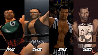 Scott Hall nWo WCWWWE Video Game Entrance Evolution  WCWnWo Revenge  WWE 2K23 [upl. by Haissem]