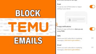 How to Block Temu Emails [upl. by Yemrej]