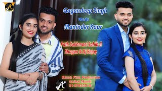 Gagandeep SinghManinder Kaur Wedding Ceremony Akash Film Production [upl. by Leiahtan]