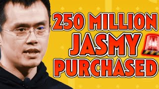 250 MILLION JASMY COINS PURCHASED BY EXCHANGE MUST SEE [upl. by Notyal487]