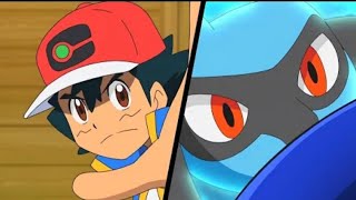 Riolu vs Grapploct fightAsh vs Bea rematchPokemon Journeys [upl. by Ailen]