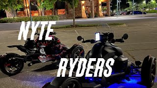 NYTE RYDERS Rykers Spyders and SlingShots [upl. by Reeva410]