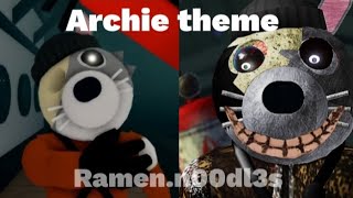 Roblox piggy all Archie themes [upl. by Ellenahs623]