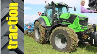 Deutz Fahr 8280 TTV im traction Erstkontakt [upl. by Eelam]