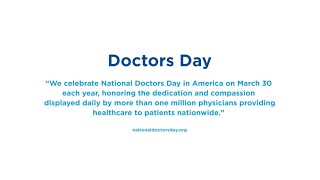 Celebrating National Doctors Day 2024 [upl. by Ahsinot486]