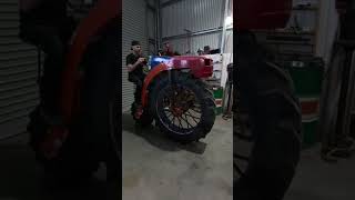 Modifikasi traktor Video mereka PennyFarming 1st test rideChannel mereka Paton Machine [upl. by Assilav]