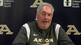 2024 Akron Zips Football  Weekly Press Conference  10724 [upl. by Eerpud245]