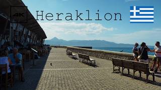 Heraklion Crete walking tour 2024 Greece island [upl. by Favin]