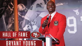 Bryant Young Gets Inducted into the 49ers Hall of Fame [upl. by Eoj]