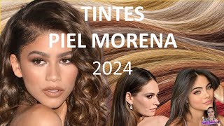 Mejor TINTE para PIEL MORENA Tendencia 2024 pielmorena tintes tendencias [upl. by Aura110]