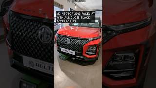 MG Hector 2023 Facelift ACCESSORIES 😱🔥 mghector2023 [upl. by Atinoj49]