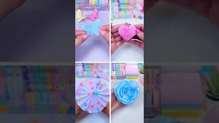 4 DIY Paper craft ideas shorts art craft papercraft diy miniature love innovacrafts [upl. by Rankin]