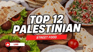 Top 12 Palestine Street Foods A Culinary Journey allaroundtheworld streetfood palestinefood [upl. by Htelimay]