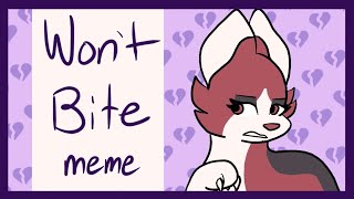 Wont Bite  ANIMATION MEME  Mapleshade [upl. by Nomannic]