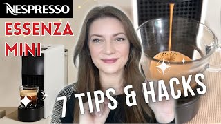 NESPRESSO ESSENZA MINI TIPS amp Hacks ✅ ☕️ [upl. by Penney741]