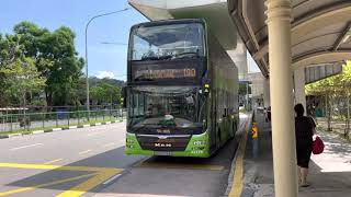 SMRT Buses MAN ND323F A95 Batch 2 SG5776A on Service 190 departing Bus Stop 44251 [upl. by Aihsitan]