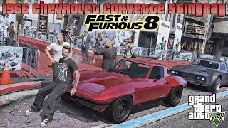 Gta 5 1966 Chevrolet Corvette StingRay from Fast amp Furious 8 RELEASE [upl. by Ralfston]