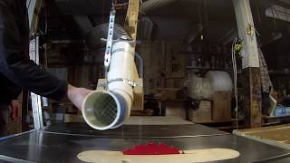 Rotator Upgrade For The Table Saw Dust Extractor Arm [upl. by Joellyn]