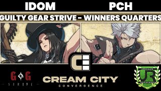 Cream City Convergence 2024 WINNERS QUARTERS  iDom Testament vs Pch Chipp  GGST [upl. by Ellerehc]