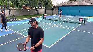 Hayden Patriquin amp Matt Baca VS DJ Young amp Callan Dawson Pro Rec Pickleball Piccadilly 51023 [upl. by Ki]