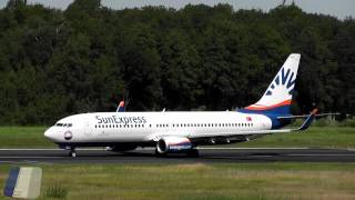 SunExpress 737800 and more at Friedrichshafen Airport HD [upl. by Milly]