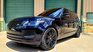 2020 range rover Ligurian Black paint correction and coating [upl. by Halley]