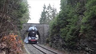 Weil heute Weihnachten ist gibt es nochmal Dampf mit 50 3648 zur Annaberger Bergparade [upl. by Oiruam93]